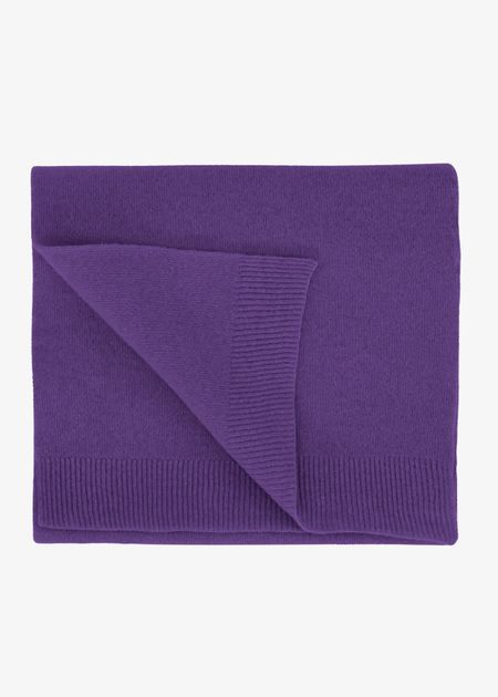 Écharpe en laine mérinos recyclée | violet "ultra violet" - Colorful Standard