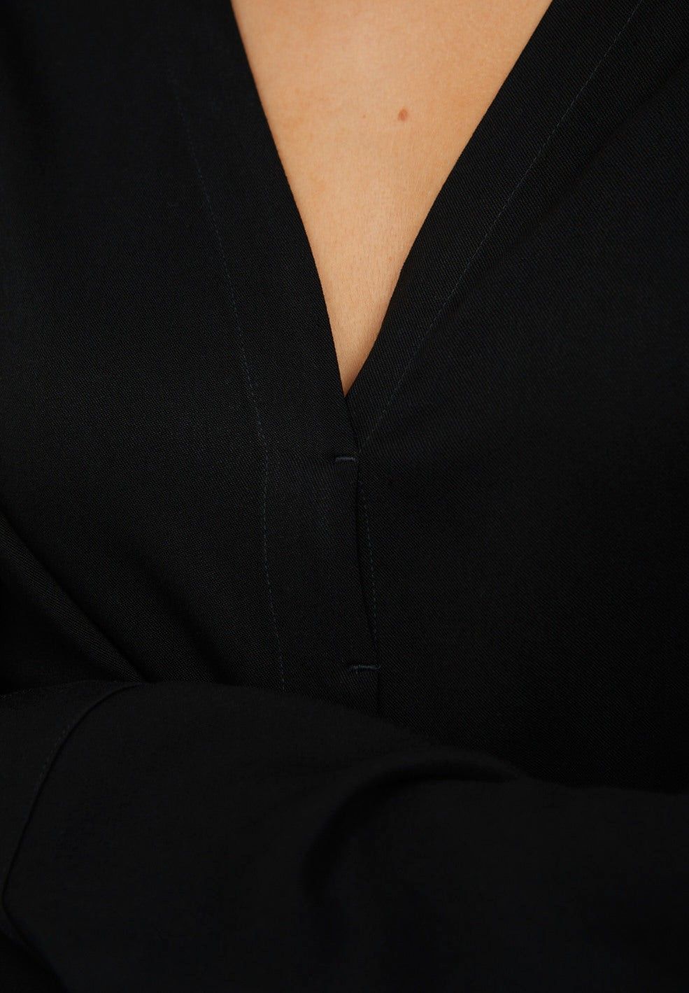 Blouse noire en lenzing  - ceylaan, Armedangels, photo 2