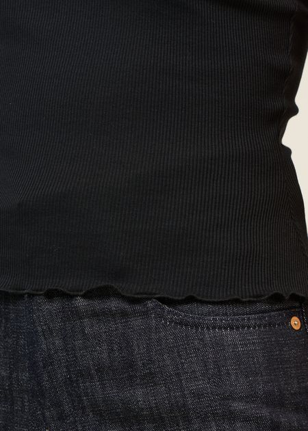 Top aus Bio-Baumwolle | Schwarz "tigris - black", Jan'n June, Foto 4