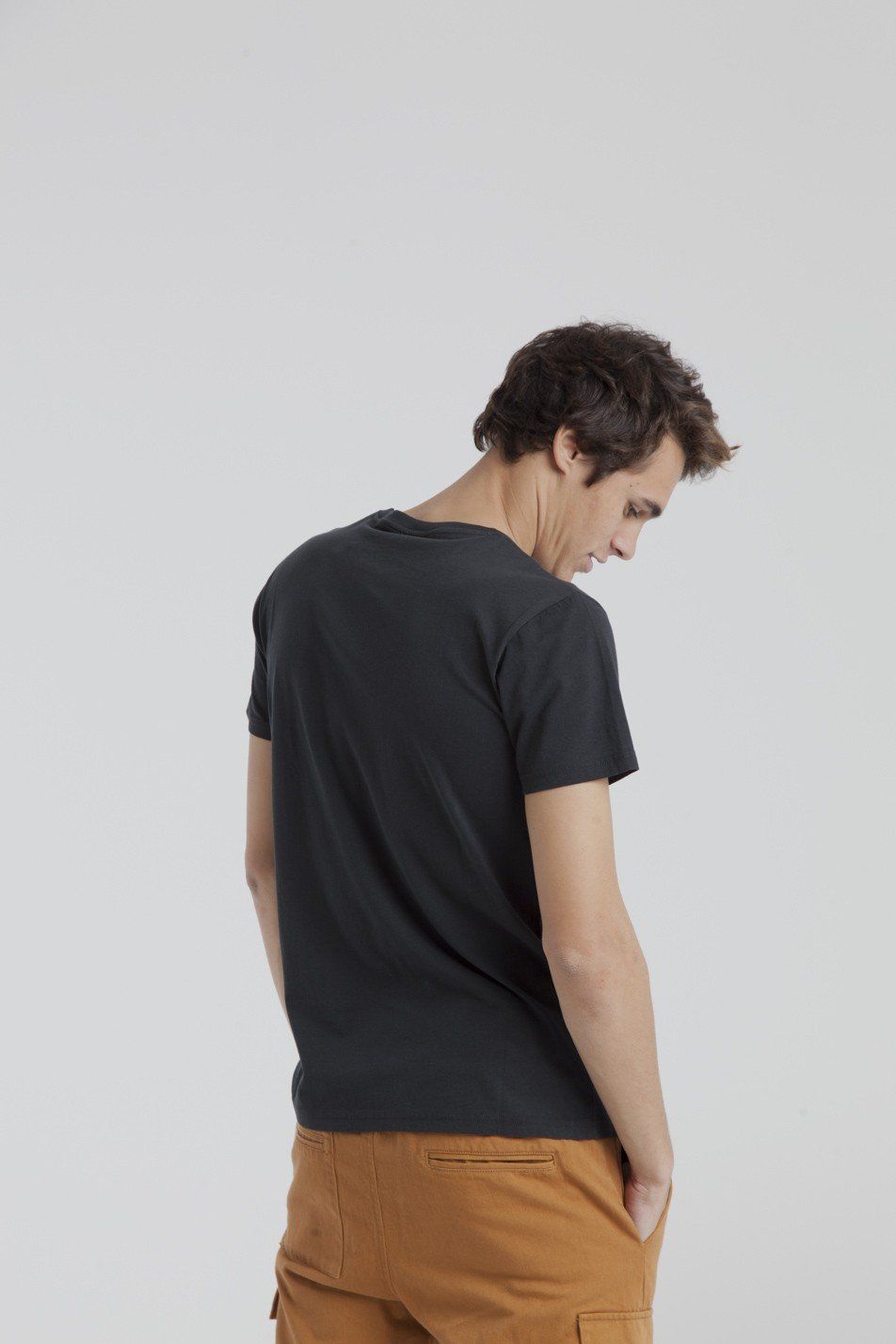 T-shirt imprimé noir en coton bio - casa, Thinking Mu, photo 4