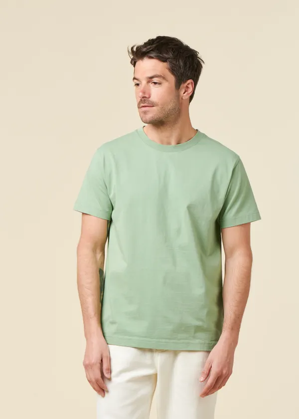 T-shirt en coton bio | vert sauge, WeDressFair