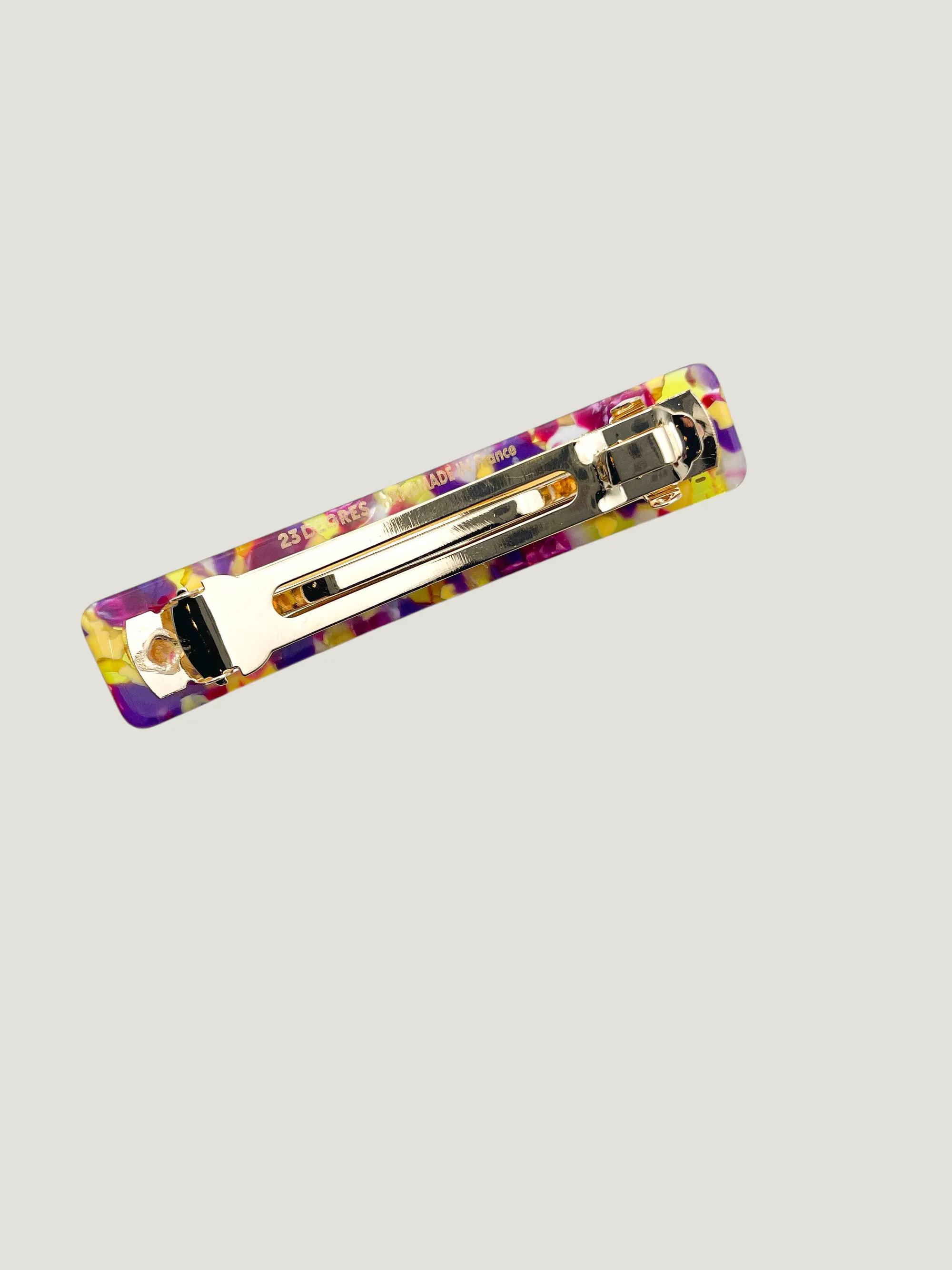 Barrette à cheveux 9cm en acétate | multicolore "barrette 9cm - sunny", 23 Degres, photo 2