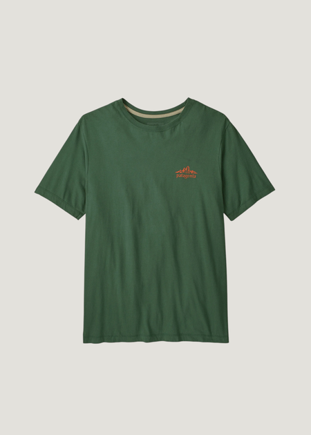 T-shirt en coton bio | vert "M's cloud crag t-shirt - cngr" - Patagonia