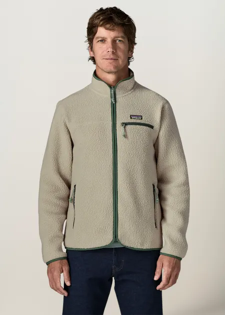 Veste polaire en matière recyclée | écru "retro pile jkt", Patagonia