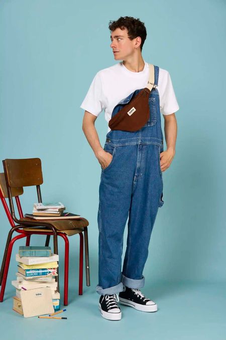 Banane en coton bio | marron "olivia chocolat", Hindbag, photo 4