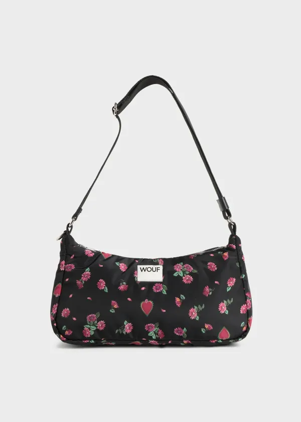 Sac en matières recyclées | multicolor "bloom shoulder bag - bloom", Wouf