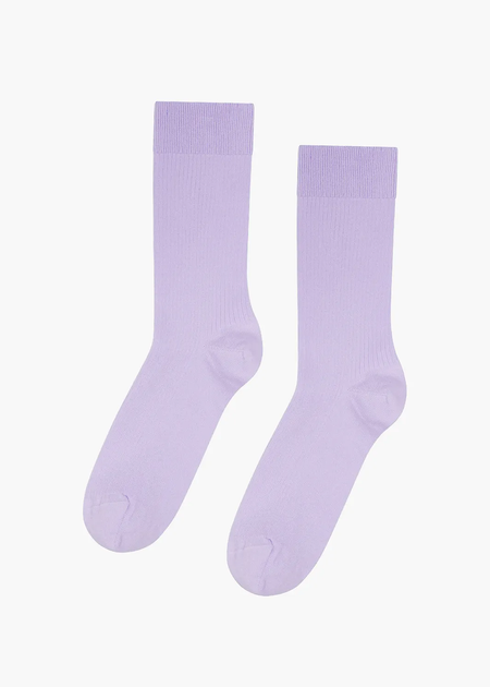 Chaussettes en coton bio | lilas "soft lavender" - Colorful Standard