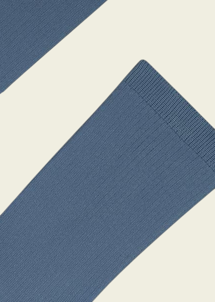 Chaussettes hautes  en coton bio | bleu pétrole "petrol blue", Colorful Standard, photo 2