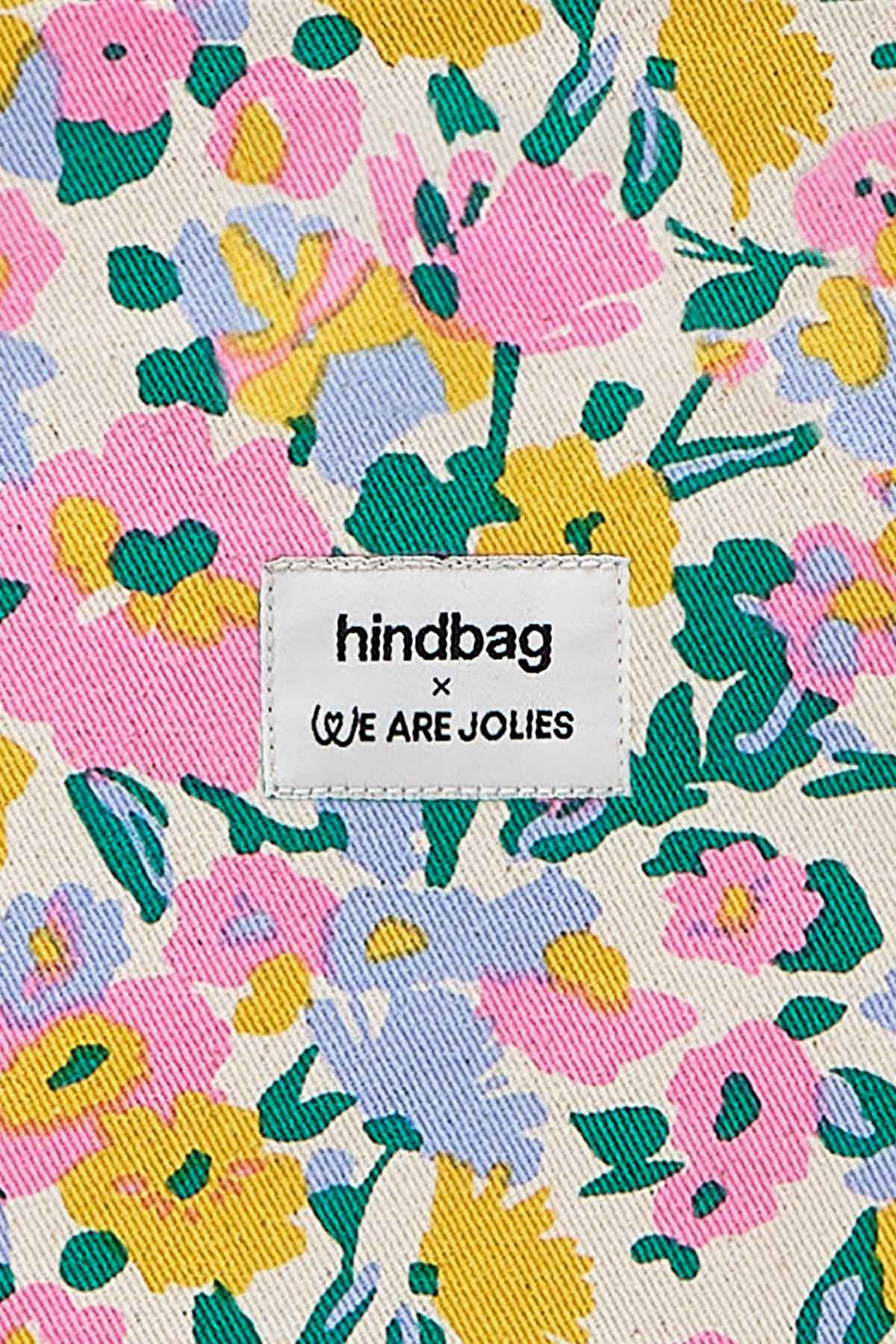 Porte-monnaie en coton bio | multicolor "Lili pastel bloom - liberty", Hindbag, photo 5