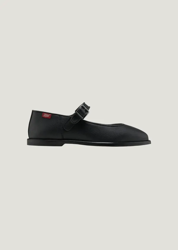 Ballerine à bride | noir "Gaia noir", Zèta Shoes