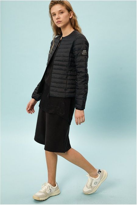 Doudoune recyclée noire - usuahia