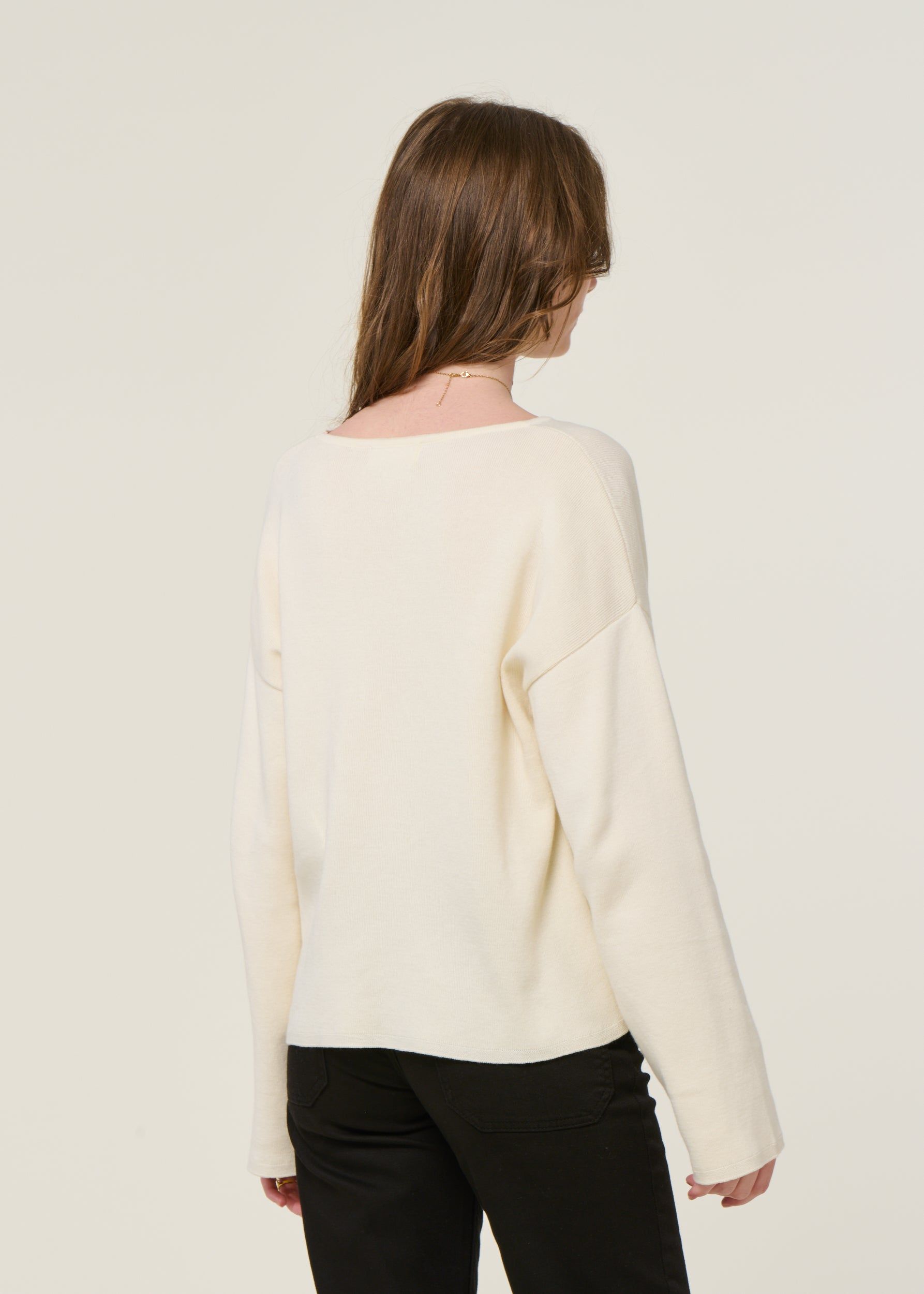 Pullover aus Bio-Baumwolle | Ecru "williamsburg offwhite", Jan'n June, Foto 5