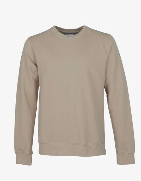 Sweat gris nacre en coton bio - oyster grey