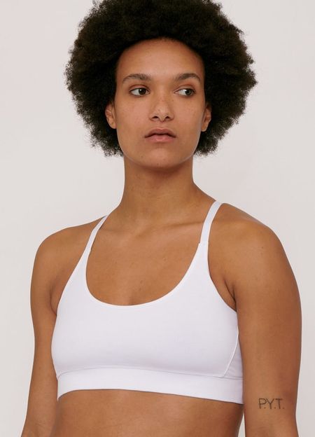 Brassière en coton bio | blanc "white"