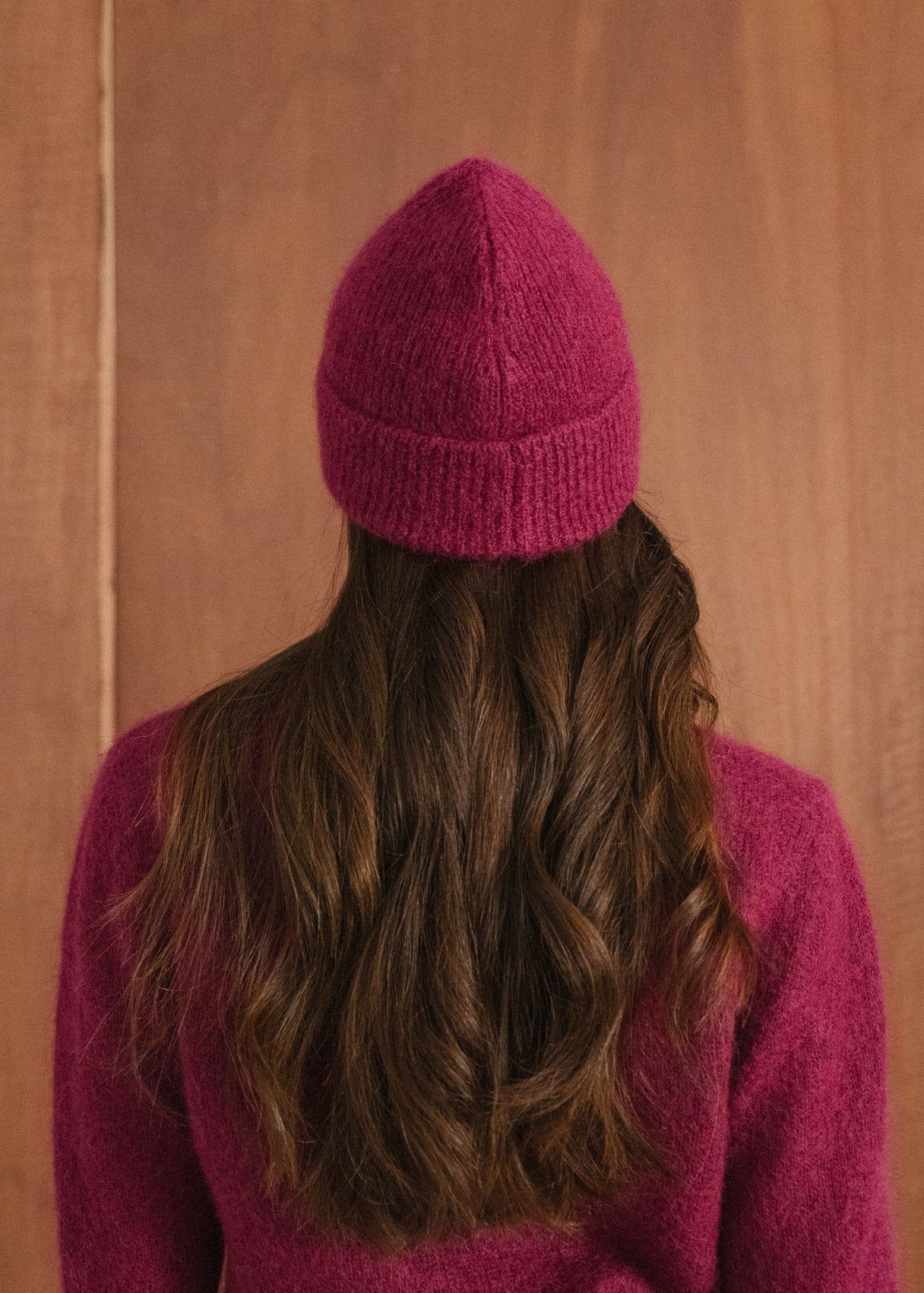 Bonnet en mohair certifié | framboise "nina", Bonjour Demain, photo 3