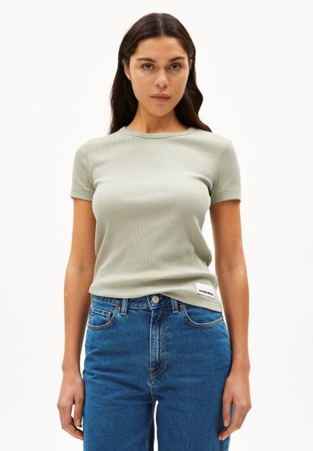 T-shirt en coton biologique | "kardaa - seagreen" - Armedangels