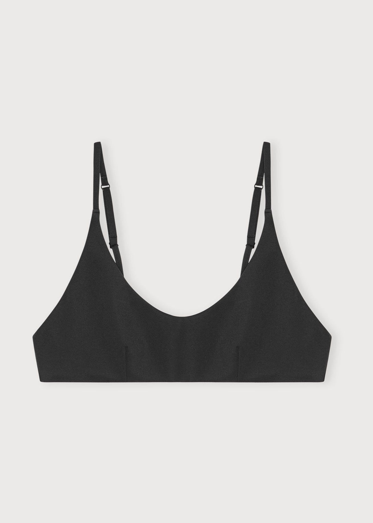 Haut de maillot en matières recyclées | noir "swim scoop bikini top - black", Organic Basics, photo 1
