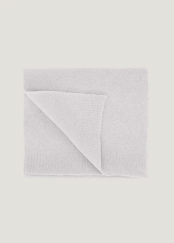 Écharpe en laine mérinos recyclée | gris "Merino wool scarf - snow melange", Colorful Standard