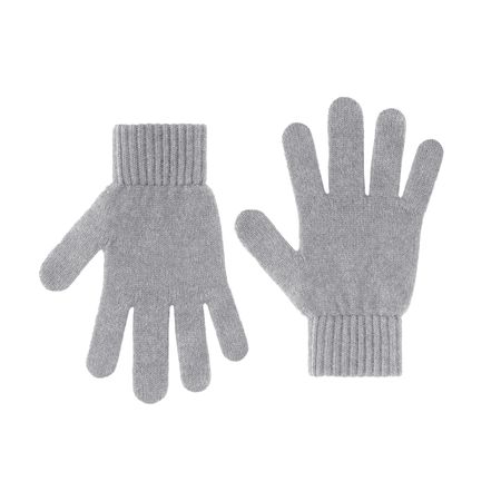 Gants en laine mérinos recyclée | gris "merino wool gloves - heather grey"