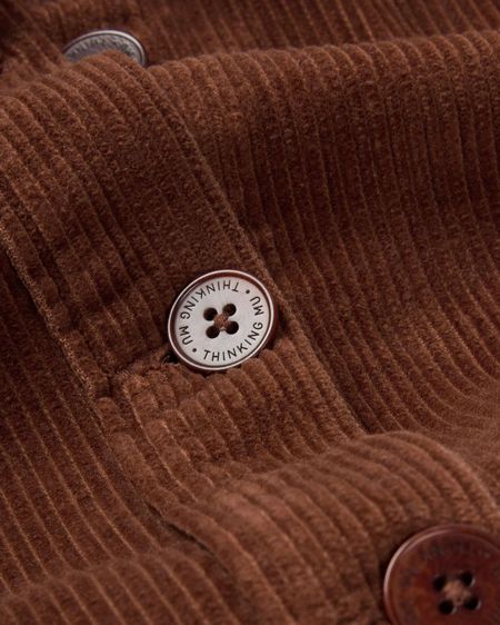 Cordjacke aus Bio-Baumwolle | Braun "chocolate corduroy taylor jacket", Thinking Mu, Foto 6