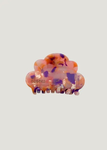 Pince à cheveux en acétate | violet et rose "pince nuage - sunny"