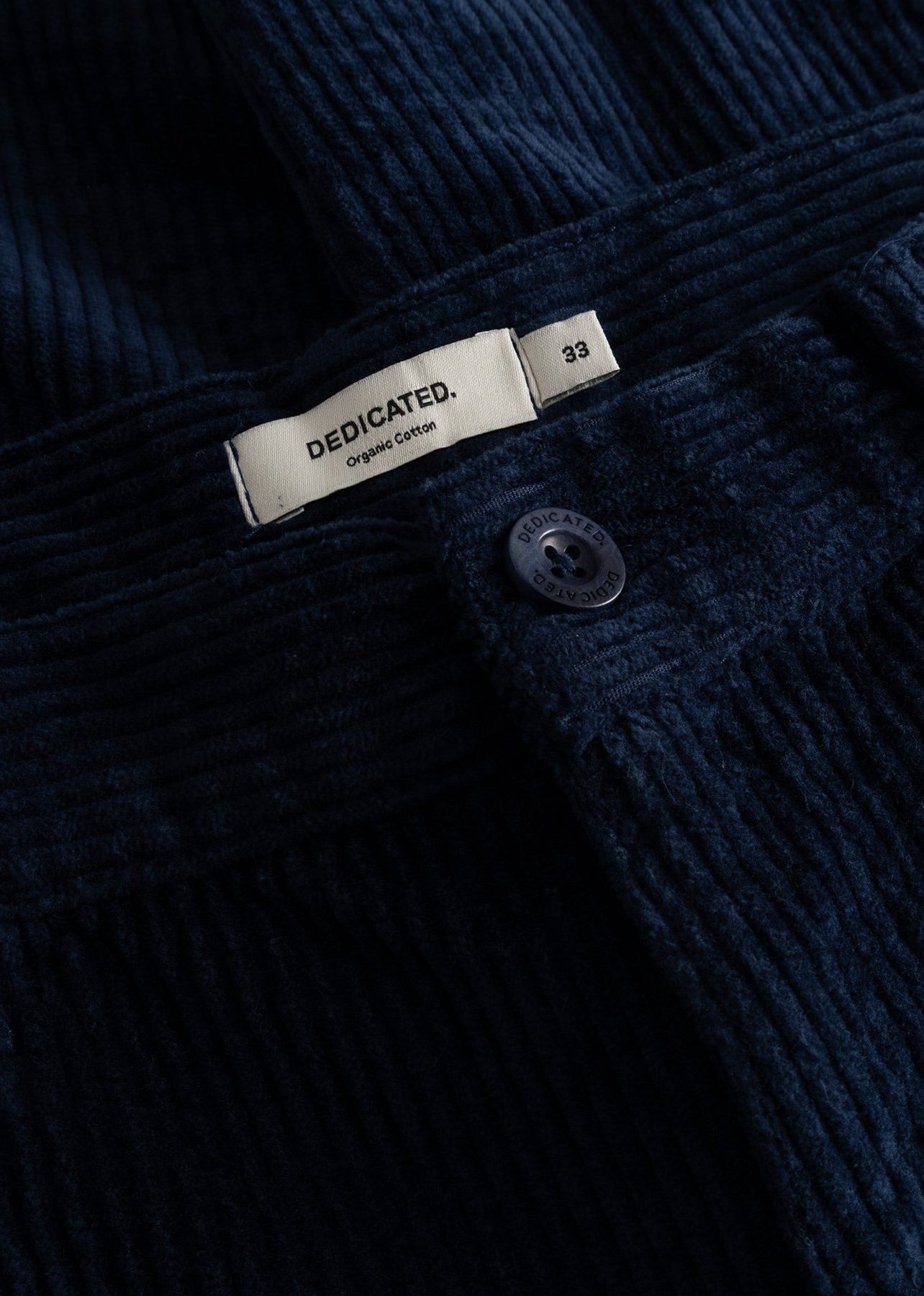 Gerade Cordhose aus Bio-Baumwolle | Blau "Pants hamburg corduroy navy - black iris", Dedicated, Foto 7