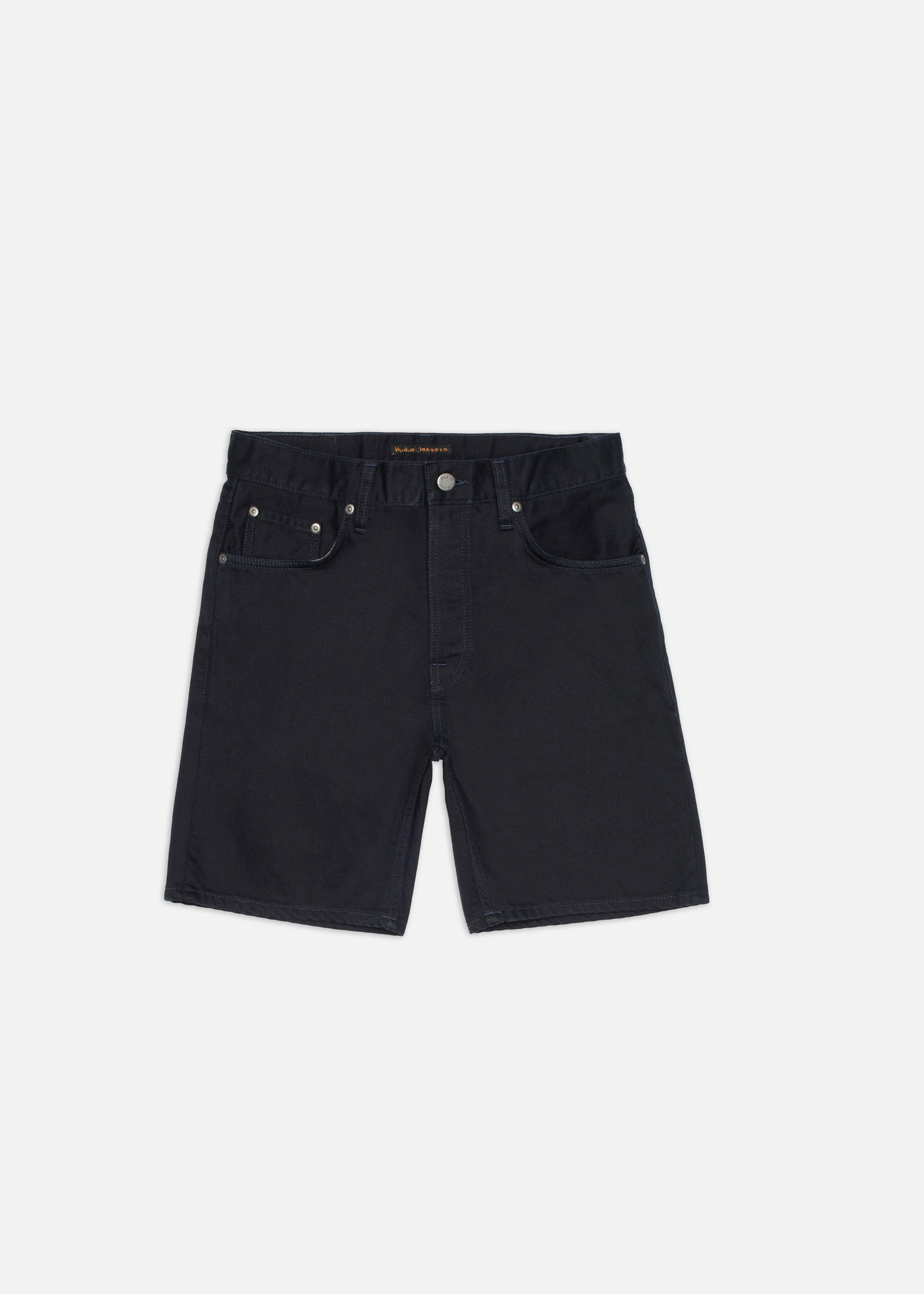 Short denim en coton bio | bleu "Seth shorts everblue", Nudie Jeans, photo 1