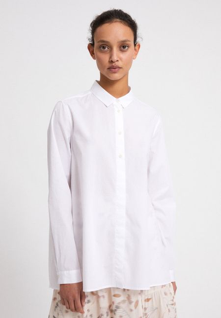 Chemise blanche oversize en coton bio - blancaa, Armedangels, photo 3