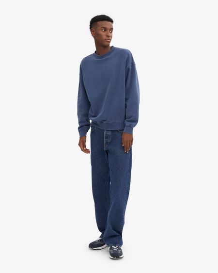 Sweat oversize en coton bio | bleu neptune "neptune blue", Colorful Standard, photo 5