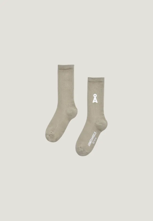 Chaussettes en coton biologique | vert pâle "saamus bold - light sage", Armedangels