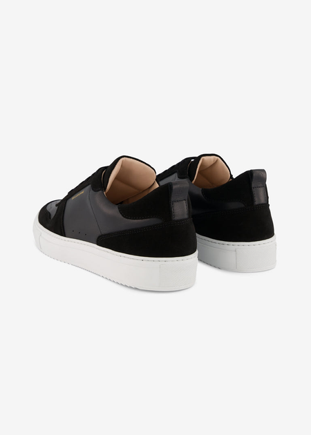 Baskets en cuir certifié | noires "b0 black", Belledonne Paris, photo 3
