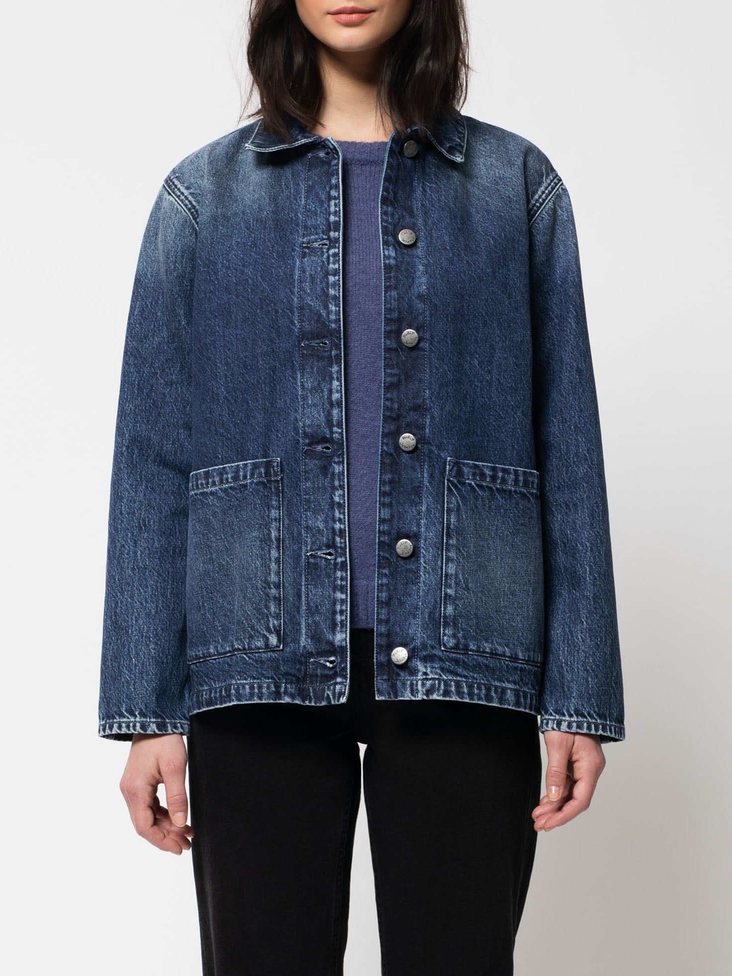 Veste en jean en coton bio  - nina worker jacket, Nudie Jeans, photo 1