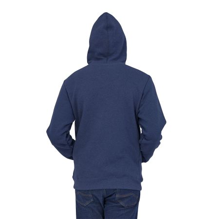 Sweat à capuche bleu en coton et matière recyclée - p-6 label uprisal hoody current blue, Patagonia, photo 3