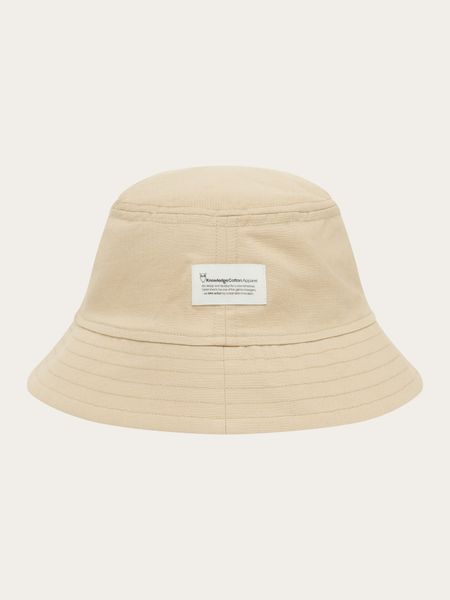 Bob beige en coton bio - twill block bucket hat safari