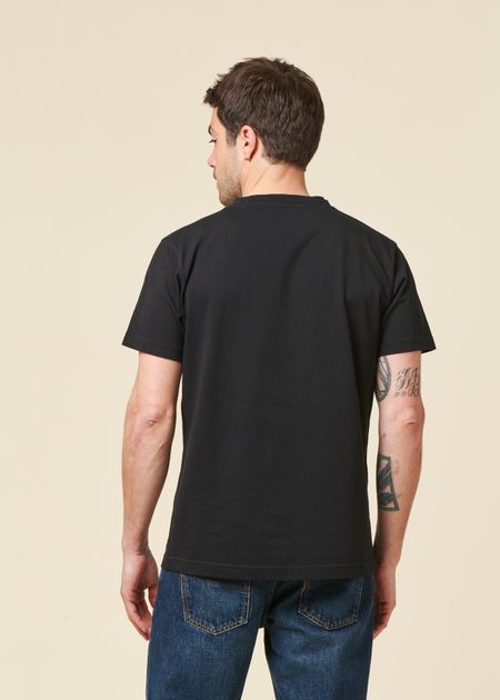 T-shirt en coton bio | noir - WeDressFair