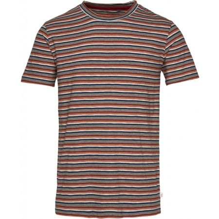 T-shirt rayé multicolore en coton bio - alder, Knowledge Cotton Apparel, photo 1