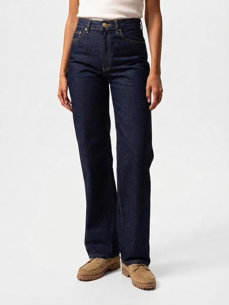 Jean large en coton bio | bleu brut "clean eileen classic blue" - Nudie Jeans