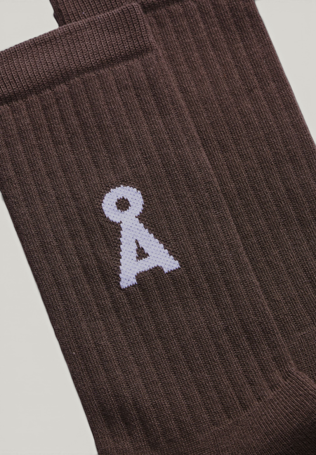 Socken aus Bio-Baumwolle | braun "Saamus bold socks w - claystone ", Armedangels, Foto 2