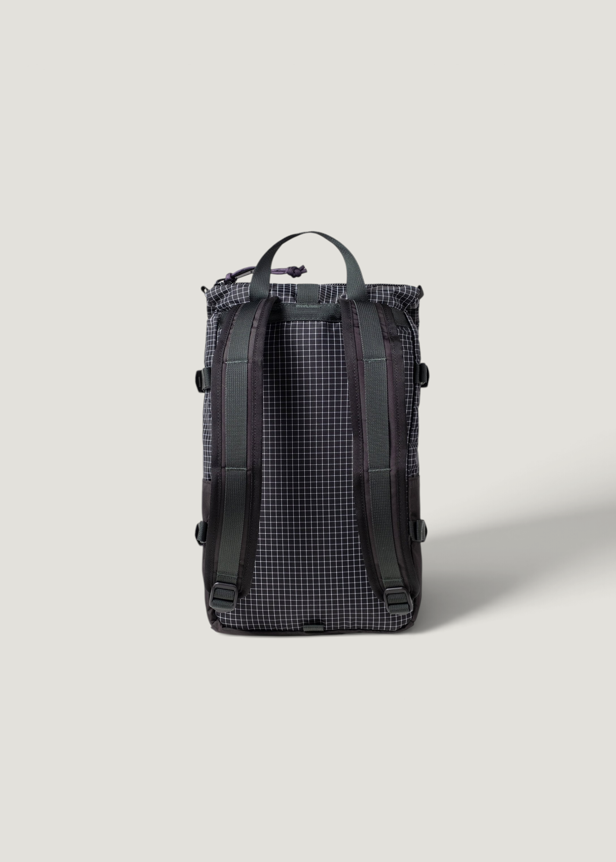 Mini sac à dos 10L en matière recyclée - Rover pack mini - black / grid, Topo Designs, photo 3
