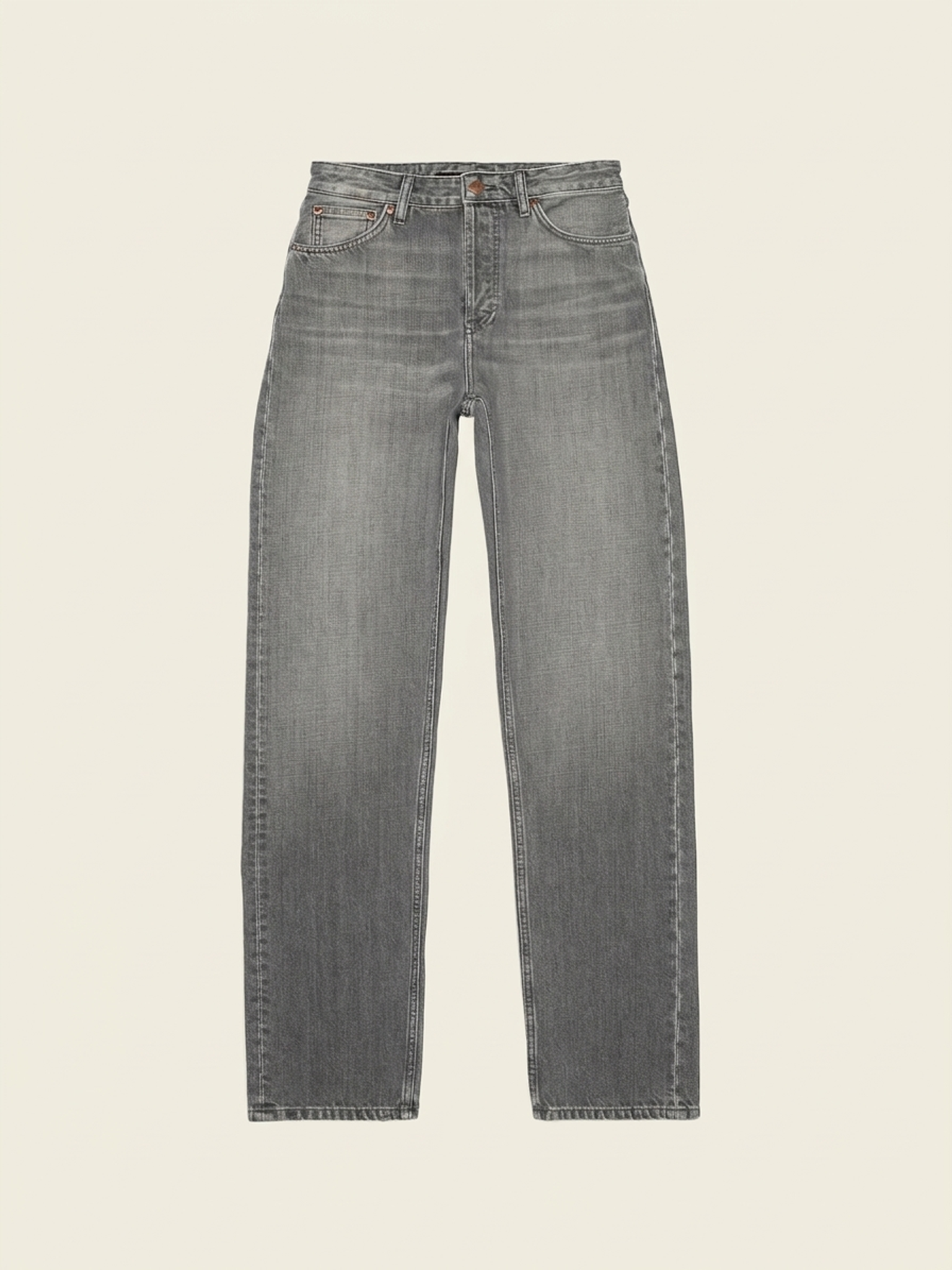 Gerade Jeans aus Bio-Baumwolle | Grau "lofty lo - foggy-grey", Nudie Jeans, Foto 3