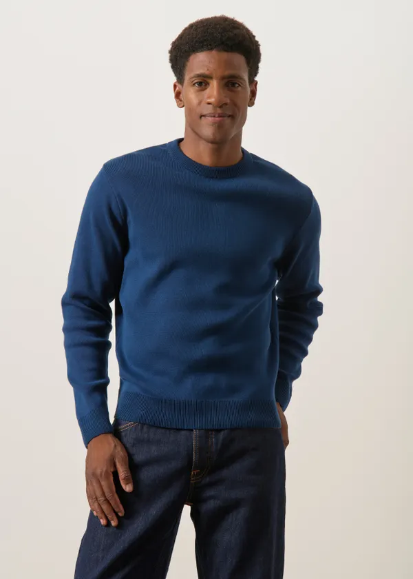 Pull en coton bio |  bleu, WeDressFair