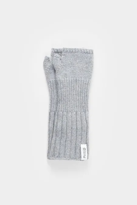 Mitaines en cachemire recyclé | gris "grigio calce", Rifò