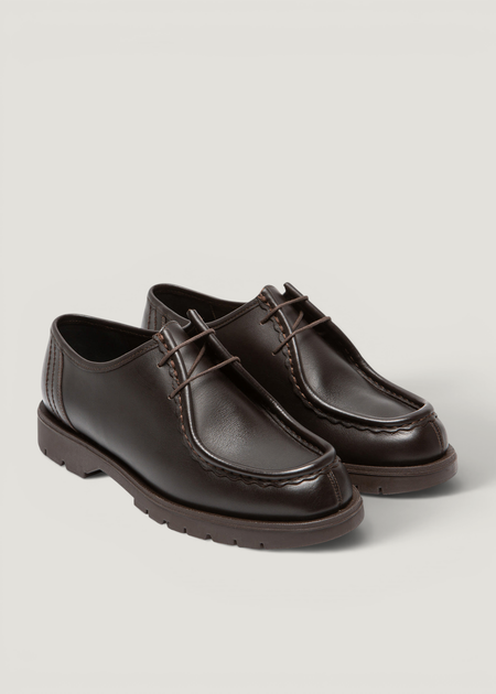 Derbies made in france en cuir certifié | marron "padror marron", Kleman, photo 2