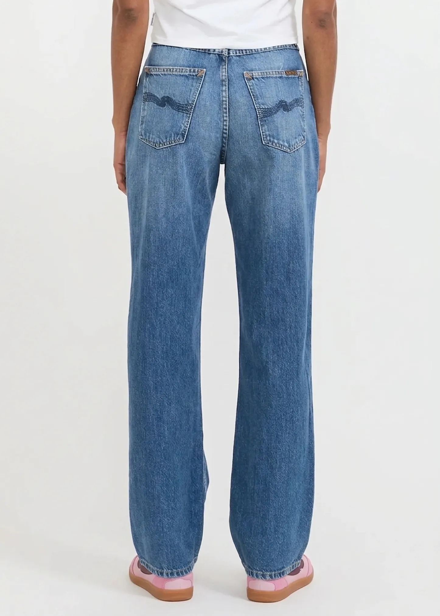 Jean droit large en coton bio | bleu "clean eileen clear skies", Nudie Jeans, photo 3