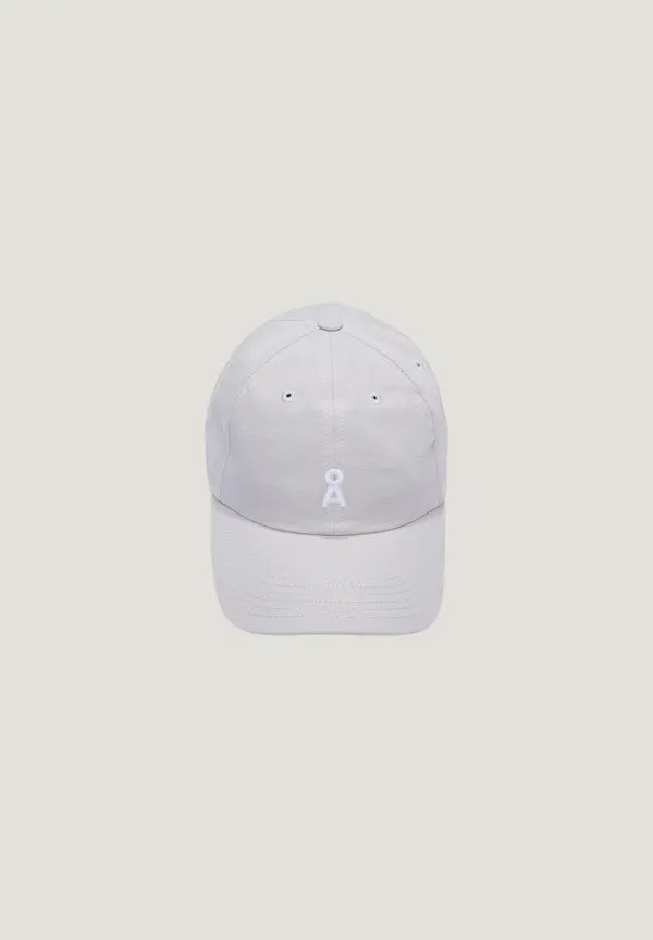 Casquette gris clair en coton bio - yenaas bold luna rock, Armedangels