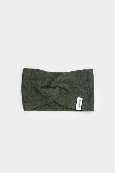 Bandeau en cachemire recyclé | vert "fascia nadia - verde foresta", Rifò
