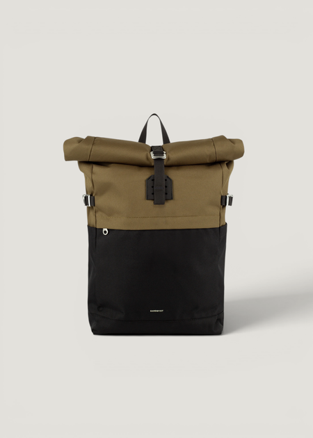 Sac à dos 23l en matière recyclée | vert "Icon rolltop backpack 14" - multi olive" - Sandqvist