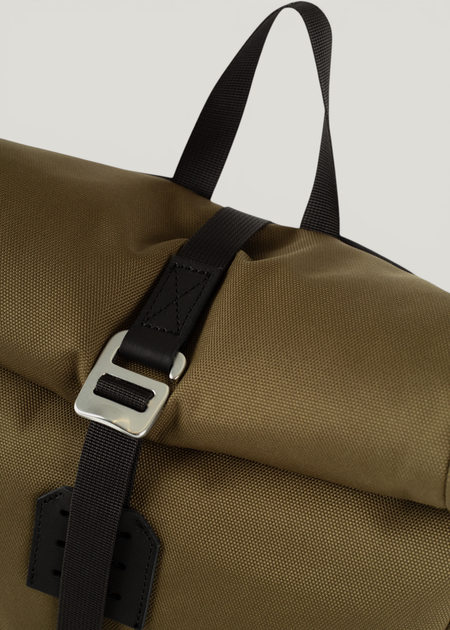 Sac à dos 23l en matière recyclée | vert "Icon rolltop backpack 14" - multi olive", Sandqvist, photo 4