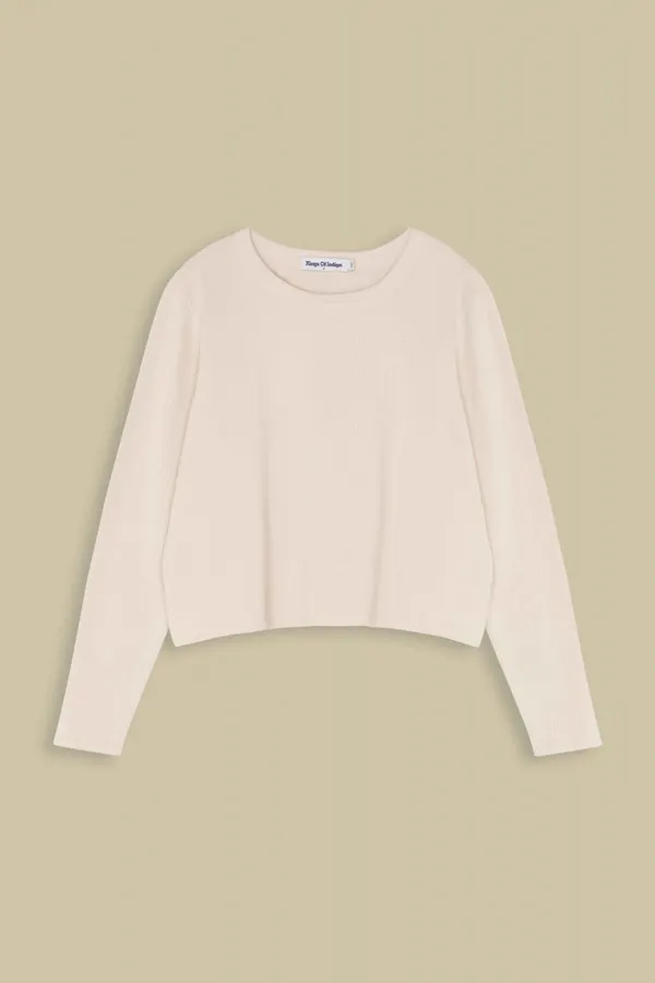 Pull léger en recyclé | non teinté "jessamine non-dyed", Kings of Indigo