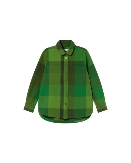 Overshirt aus Bio-Baumwolle | Grün "central blanket norita overshirt - multicolor", Thinking Mu, Foto 2